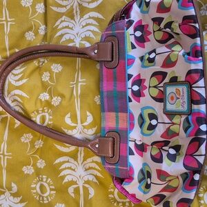 Lilly Bloom multicolored shoulder purse NWOT